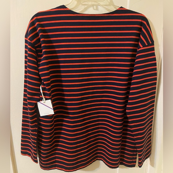 KULE - THE BOYFRIEND long striped shirt - Picture 5 of 5